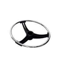 Anello poggiapiedi cromato con altezza da 59 a 85 cm